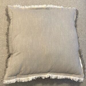 BHG Gray with White accent throw pillow 20 inch by 20 inch